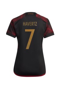 Duitsland Kai Havertz #7 Voetbaltruitje Uit tenue Dames WK 2022 Korte Mouw